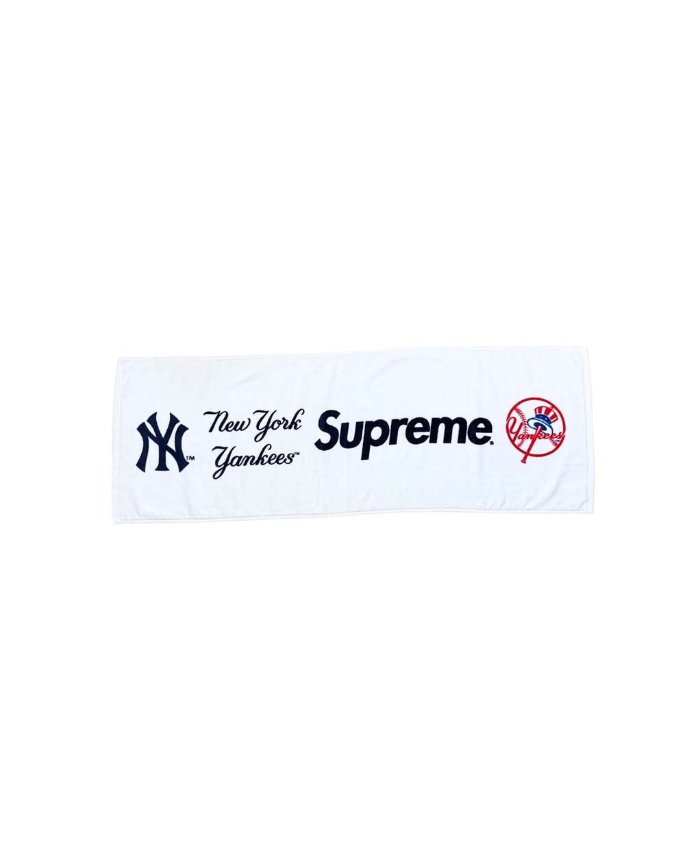 SUPREME X NEW YORK YANKEES TOWEL WHITE